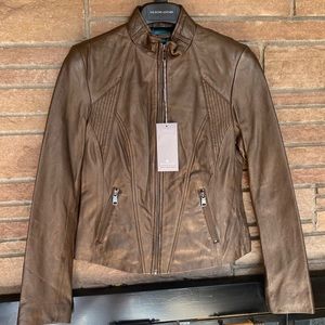 Andrew Marc NY Genuine Leather Coat | NWT